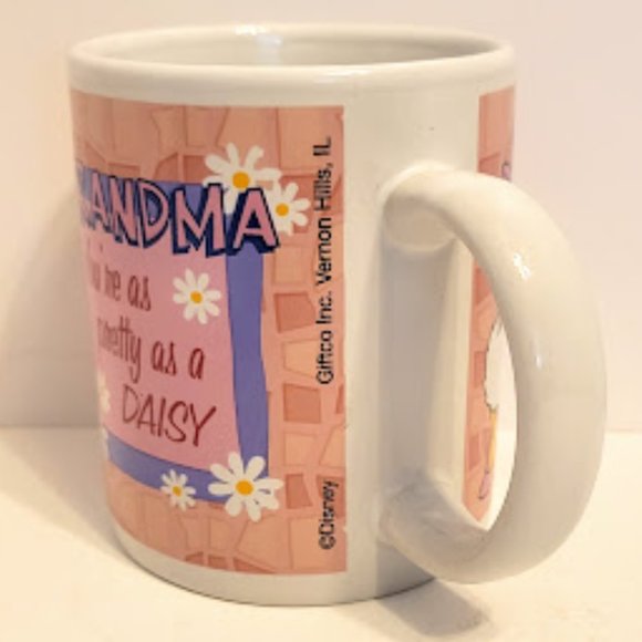 Disney's Daisy Duck "Grandma" Mug "You're as Pretty as a Daisy" - Picture 2 of 5